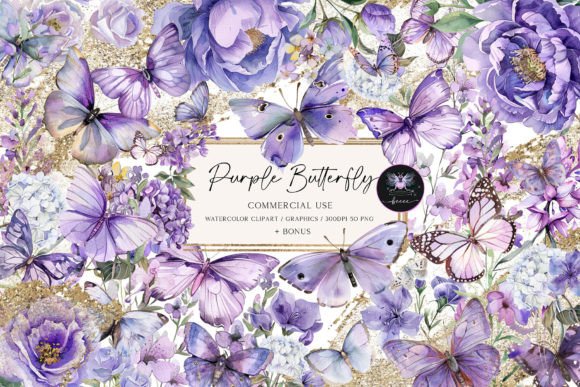 Butterflies Watercolor Clipart: A Must for Illustrations