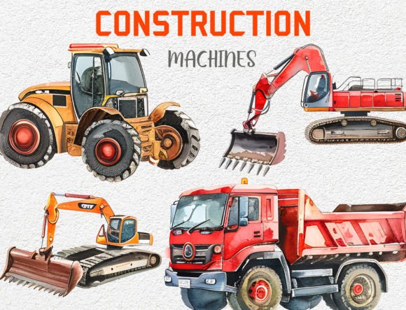 Dynamic Construction Watercolor Clipart Review