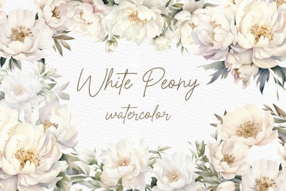 White Flowers Png Watercolor for Elegant Illustrations