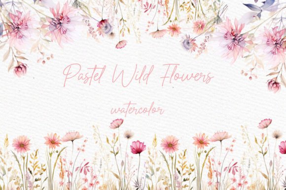 Wild Floral Clipart for Embroidery Projects