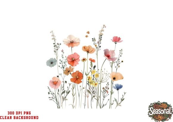 Wildflower Bouquet Watercolor Clipart Review